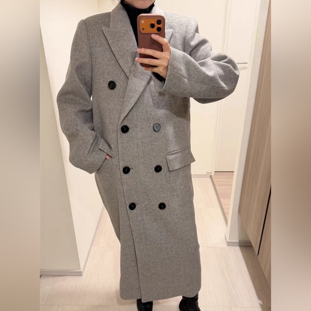 Lovers + Friends Evie Coat in Grey Multi - Picture 6 of 6